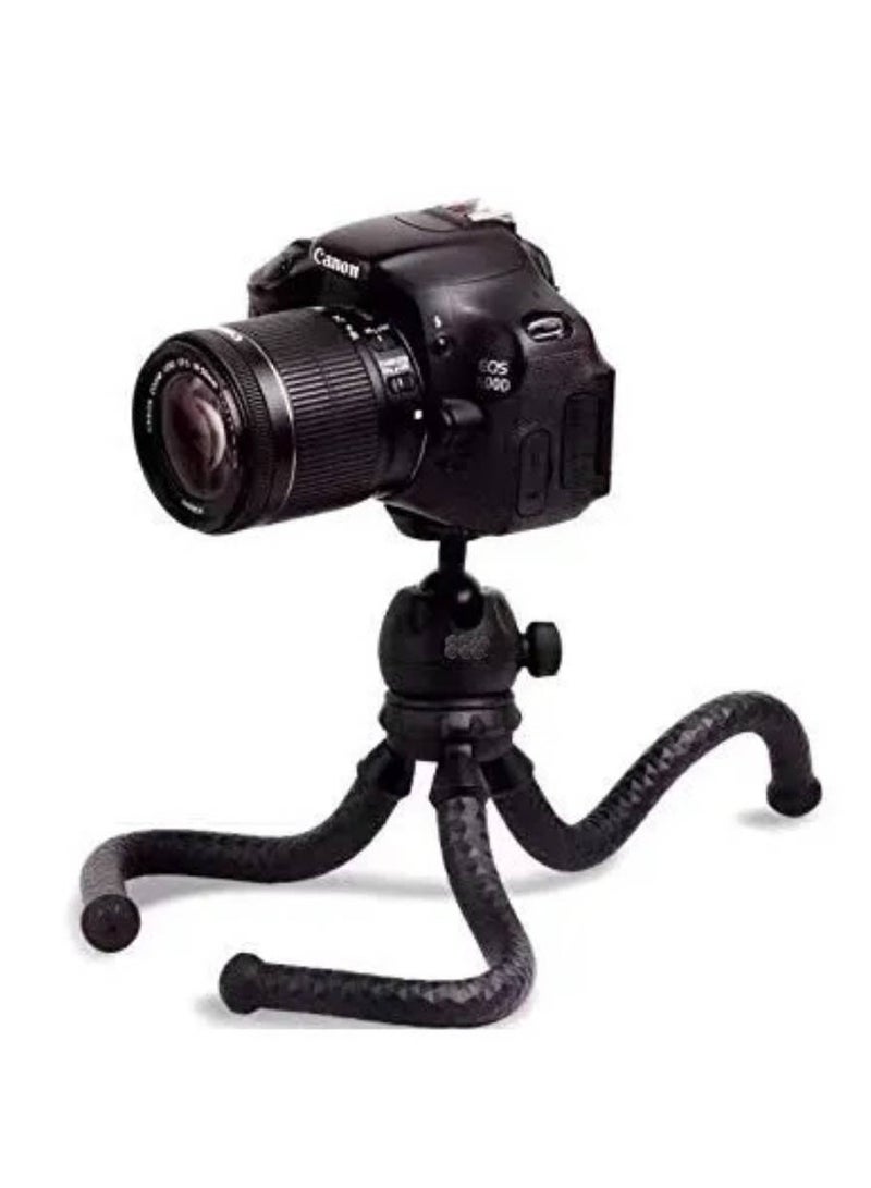 MT-25 - Table Top Mini Portable Flexible Tripod Stand for Mobile Phones and DSLR & Digital Cameras  - Image 1