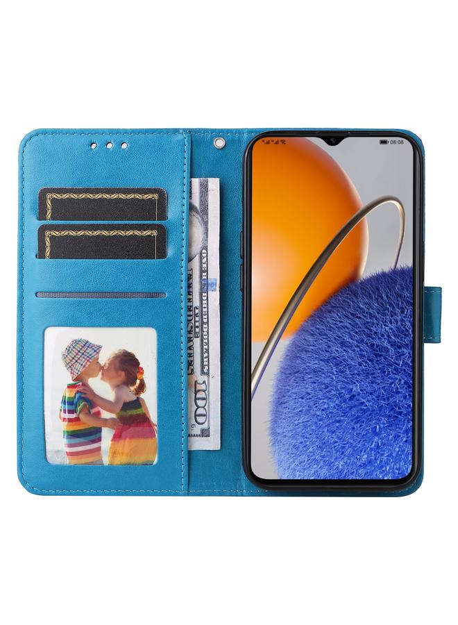 Zaboon Case For Huawei nova Y61 Embossed Sunflower Leather Phone Case - Image 4