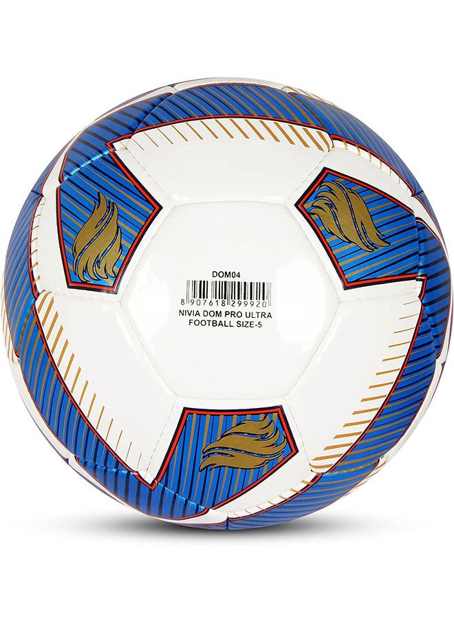 Nivia - DOM04 Pro Ultra ‎PU Football | Size 5 | Machine Stitched | 32 Panel | PU Micro Fiber top Layer | Soccer Ball | Latex Bladder Core - Image 1