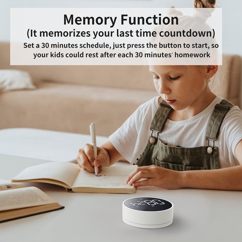 PROXIN Rotation Countdown Timer Kitchen Timer Countdown LCD Digital Timer Good Timing Helper for Home and Work Scenarios - Image 4