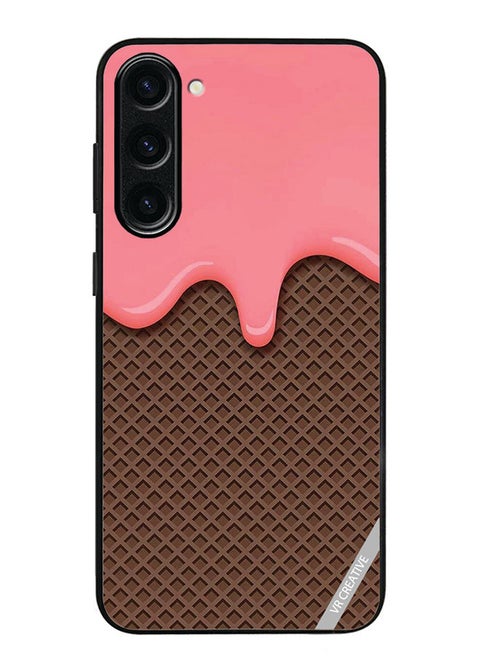 Protective Case Cover For Samsung Galaxy S23 Waffle Design Multicolour
