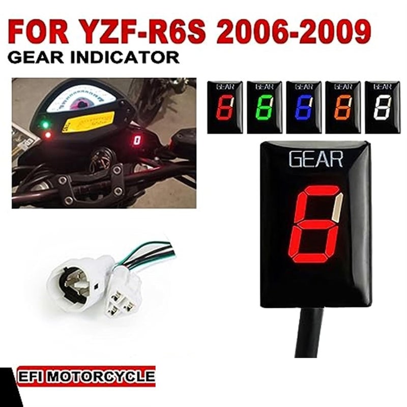 DEMULAX Motorcycle Gear Indicator for YZF-R6S - Image 2