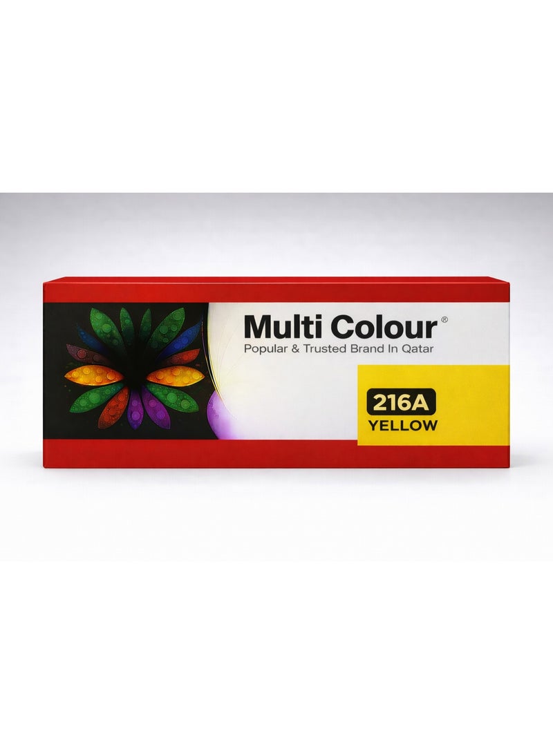 MULTI COLOUR HP 216A Yellow Compatible Toner Cartridge (W2412A) – Premium LaserJet Color - Image 2
