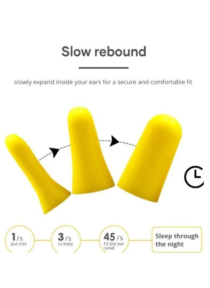 Generic - 20 Pieces of Noise-Canceling Earplugs, Ultra-Soft Earplugs for Sleeping, Swimming Earplugs, Reusable, Noise-Blocking and Travel Earplugs, Soundproof Earplugs, Swimming Earplugs, Earplugs, Earplugs for Children, Swimming Earplugs for Children. - Image 1