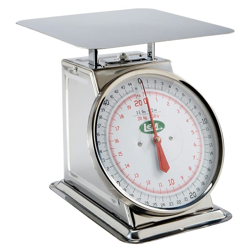 LEM Products 44 lb Stainless Steel Scale Silver - Image 1