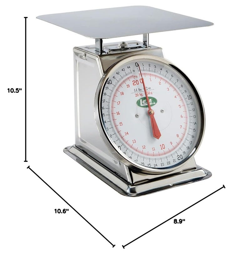 LEM Products 44 lb Stainless Steel Scale Silver - Image 4