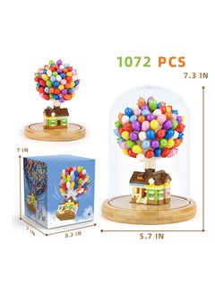 SYOSI Mini Up Balloon House Building Kit, Creative Flying House Building Blocks Set with Dust Cover, Ideal Gift for 8-14 Years Old Boys and Girls, Perfect for Birthday  - Image 3