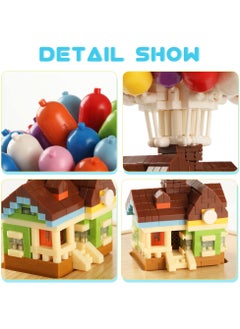 SYOSI Mini Up Balloon House Building Kit, Creative Flying House Building Blocks Set with Dust Cover, Ideal Gift for 8-14 Years Old Boys and Girls, Perfect for Birthday  - Image 5