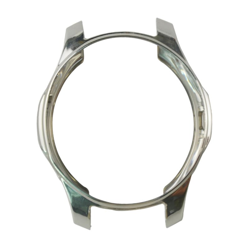 Silver TPU Protective Case for Gear Shock Smartwatch Easy Access to Buttons Maximum Scratch Protection - Image 2
