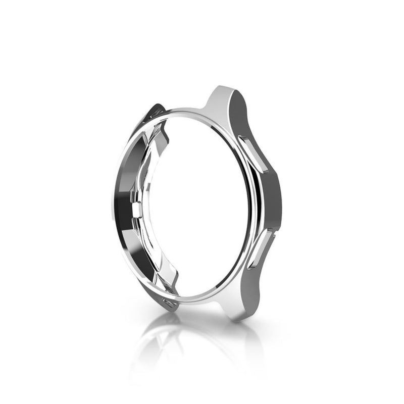 Silver TPU Protective Case for Gear Shock Smartwatch Easy Access to Buttons Maximum Scratch Protection - Image 4