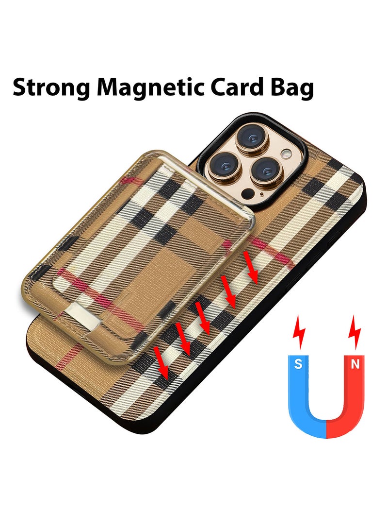 CATANES iPhone 16 Pro Max Case, Soft Flexible PU Leather, Durable Anti-Scratch Case with Detachable Classic Card Wallet Holder - Image 4