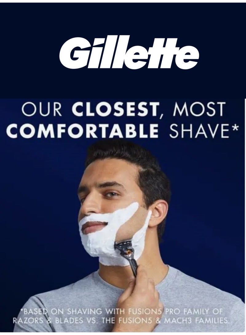 Gillette Fusion5 Pro Men's Razor With Flexball Handle Technology + 2 Blade Refills - Image 2