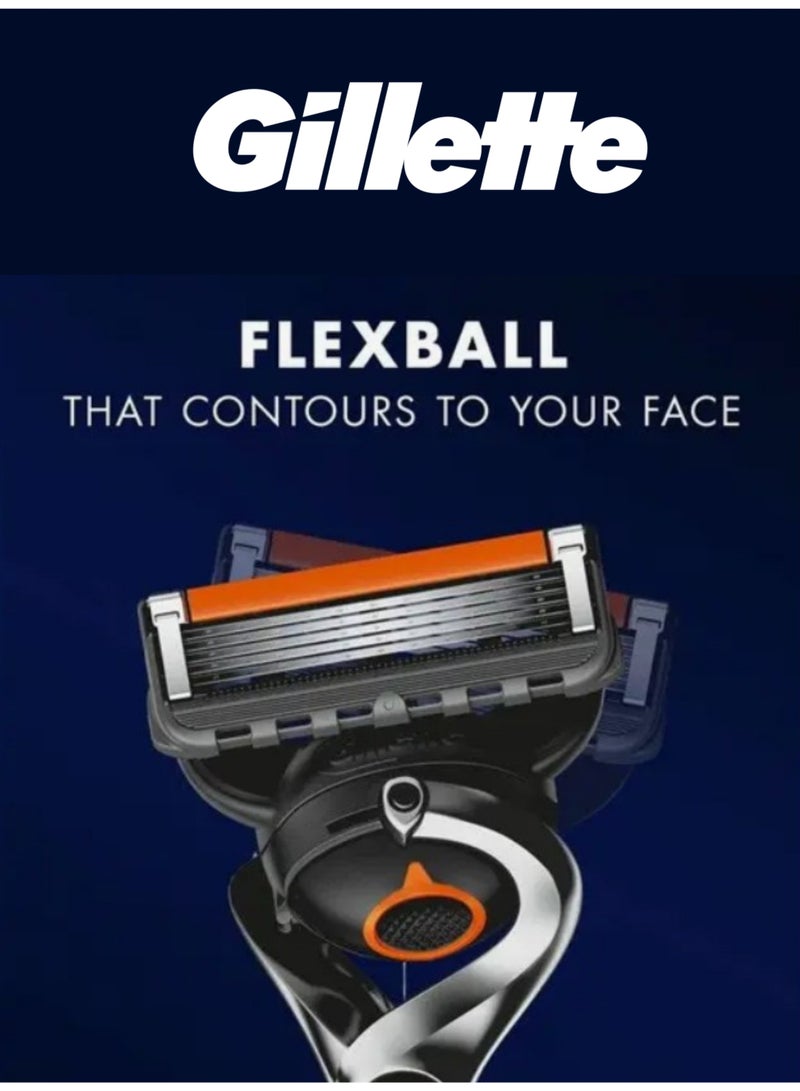 Gillette Fusion5 Pro Men's Razor With Flexball Handle Technology + 2 Blade Refills - Image 3