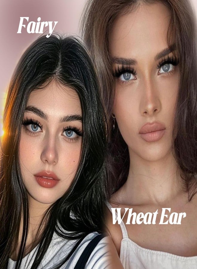 Azenlo Anime Manga Lash Clusters, 4 Styles Mixed Elf Eye DIY Eyelash Extensions, 10-16mm Individual Cluster Lashes Natural Wispy Fluffy Look, Soft Reusable False Eyelashes for Beginners - Image 5