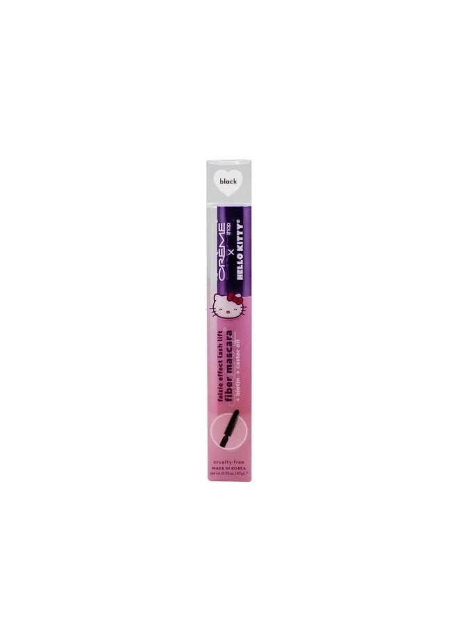 The Crème Shop THE CRÈME SHOP X HELLO KITTY(PURPLE) FALSIE EFFECT LASH LIFT FIBER MASCARA, 1 Fl Oz (Pack of 1), Black  - Image 1
