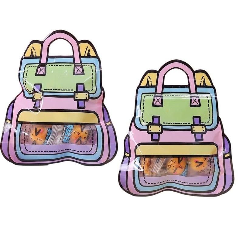 Chocozone Pack of 25 House Theme Guddy Bags Party Favor Bags Cookie Bags Birthday Party Return Gift Bags Goody Bags for Return Gifts for Kids(15*18cm) - Image 1