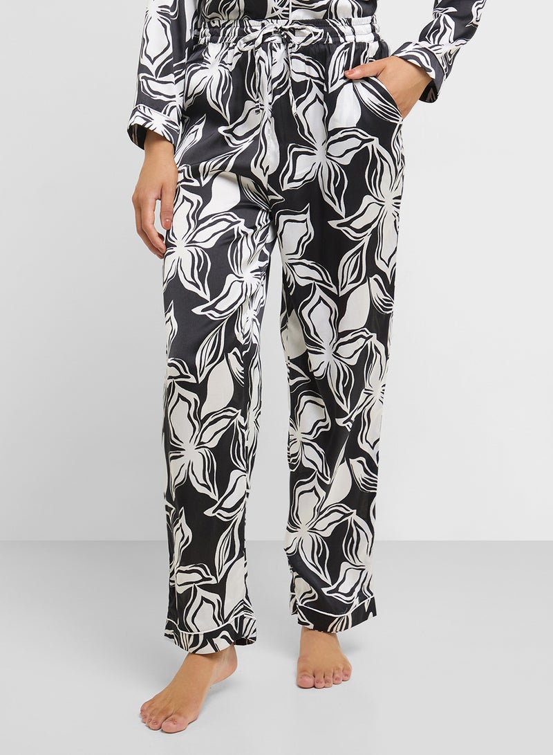 Ginger Satin Stripe Shirt & Pyjama Set  - Image 4