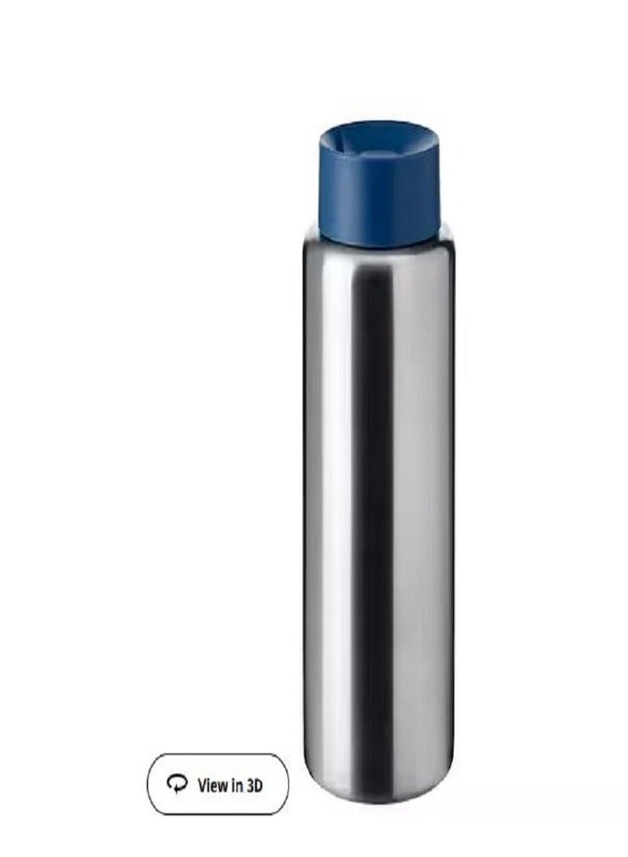 Insulated travel mug stainless steel dark blue - Image 2