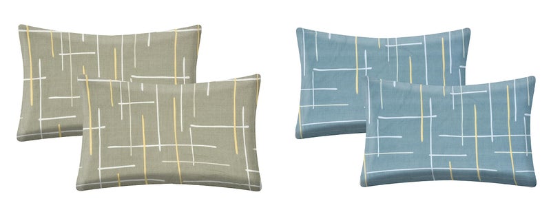 RRC Super Soft Brushed Microfiber Cotton Pillow Covers,Set of 4 Pieces Pillow Covers,17X27(Inches) 43X68(CM) Printed Pillow Covers,Flange on Edges Pillow Covers - Image 1