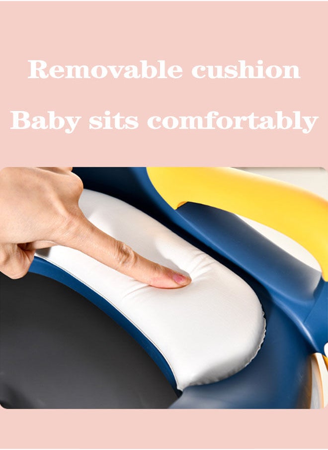 Arabest Adjustable Toilet Training Seat With Soft Anti Cold Padded Safe Handles And Non Slip Wide Step Stool Ladder  - Image 4