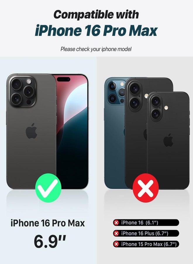 OCASE for iPhone 16 Pro Max Case, Detachable 2 in 1 PU Leather Wallet Case with RFID Blocking, Wireless Charging, Card Holders, Kickstand, Shockproof Removable Phone Cover, Dark Green - Image 2