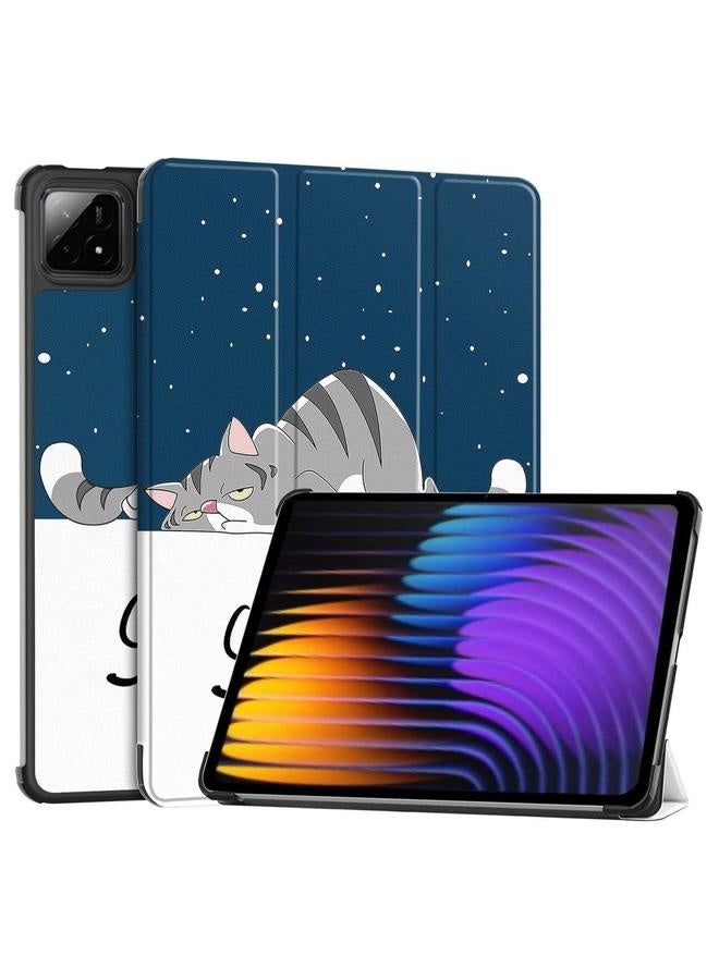 Case Compatible with Xiaomi Pad 7 11.2 Inch 2024, Slim Cover Lightweight Hard Shell Folding Protective Multi-Angle Stand for 2024 - Image 1