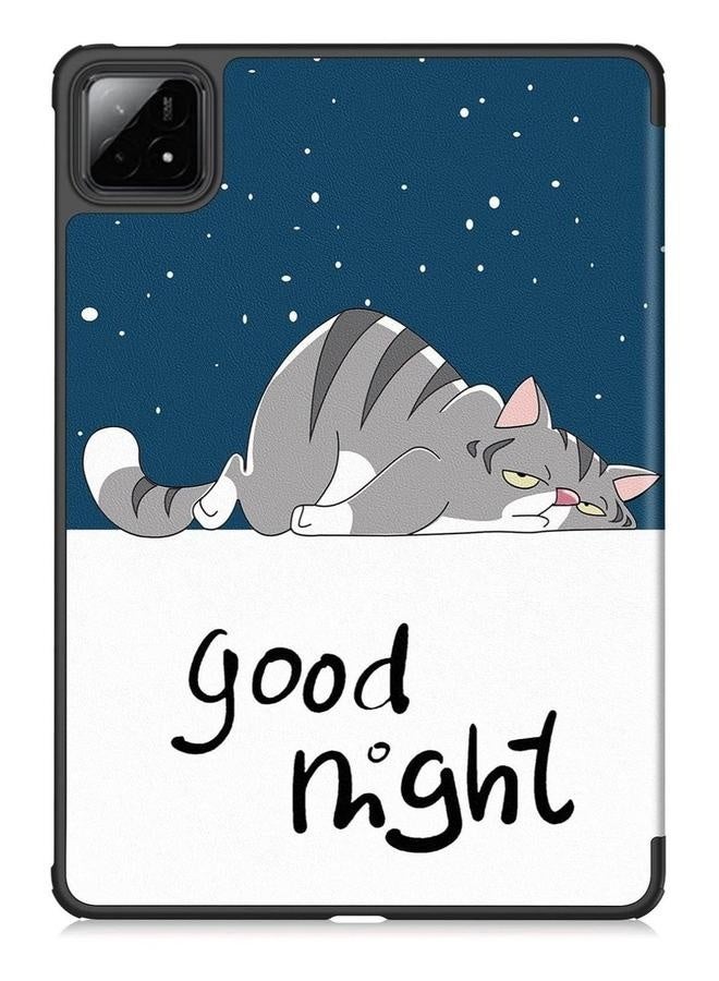 Case Compatible with Xiaomi Pad 7 11.2 Inch 2024, Slim Cover Lightweight Hard Shell Folding Protective Multi-Angle Stand for 2024 - Image 2