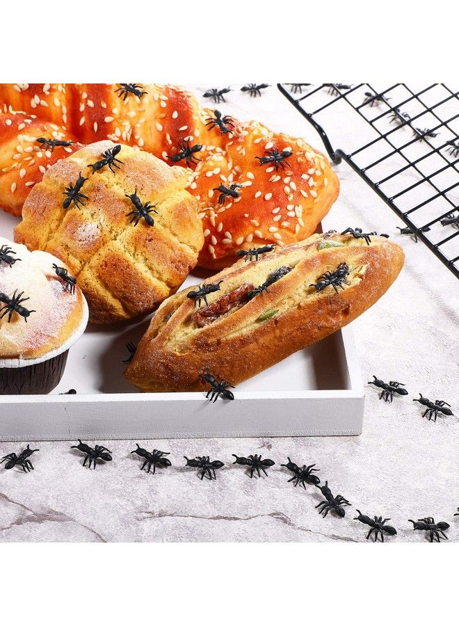 Jovitec 300 Pieces Fake Ants Prank Plastic Black Ant Bugs Joke Toys Realistic Insects For Halloween Party Favors Decoration Props - Image 5