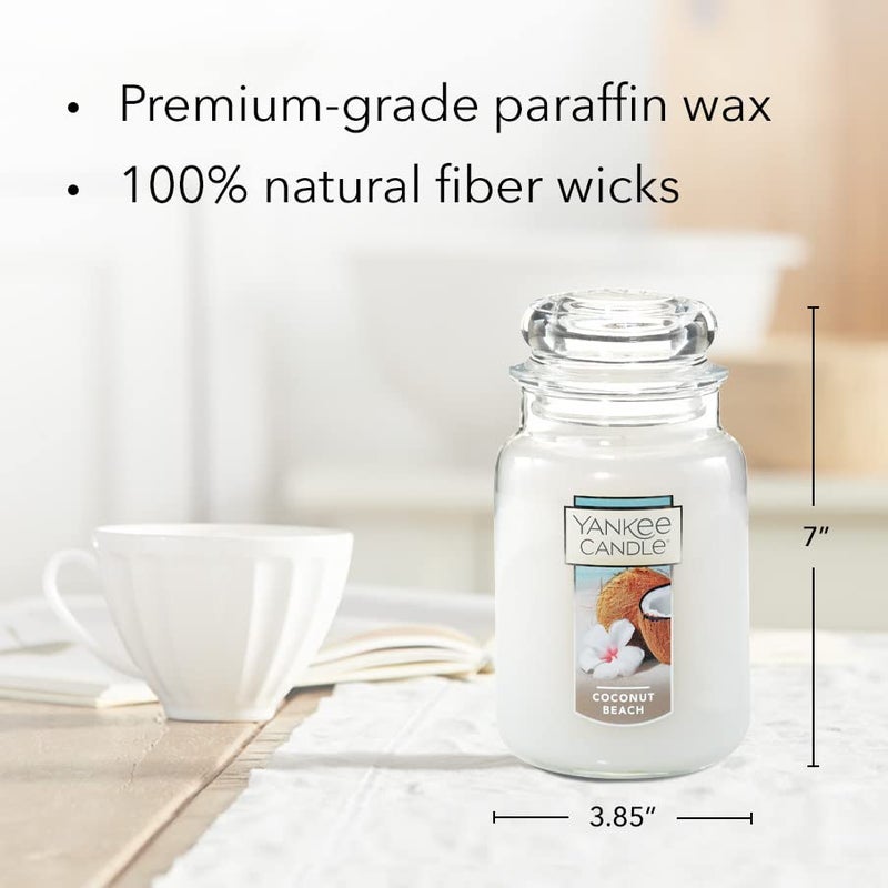 يانكي كاندل مرطبان شمع معطر برائحة شاطئ جوز الهند - Image 4