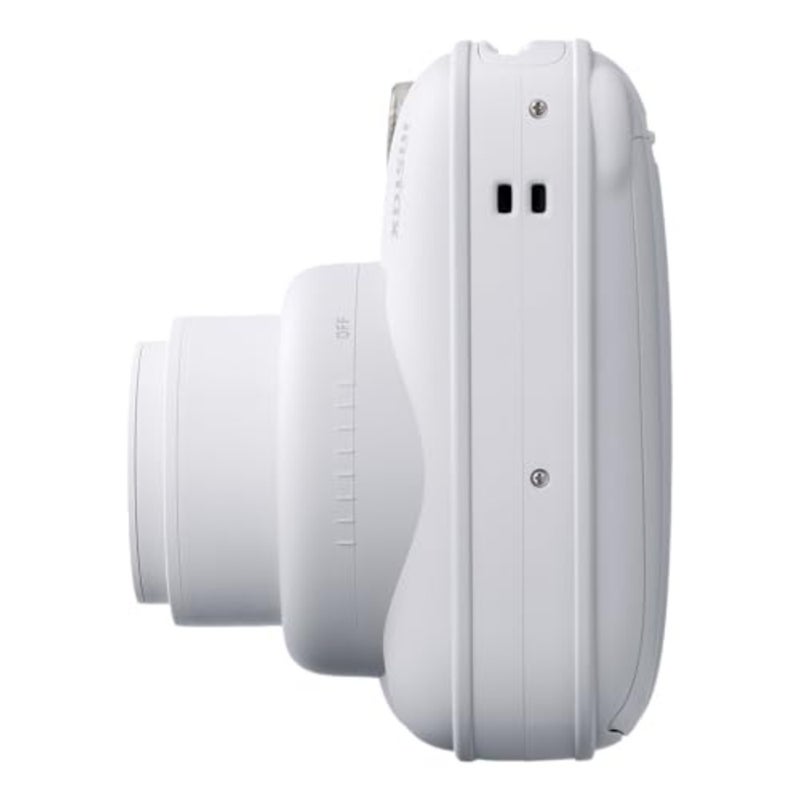 Instant film camera for everyday use, plastic body, clay white color, instant photo printing with vintage aesthetic - Image 3