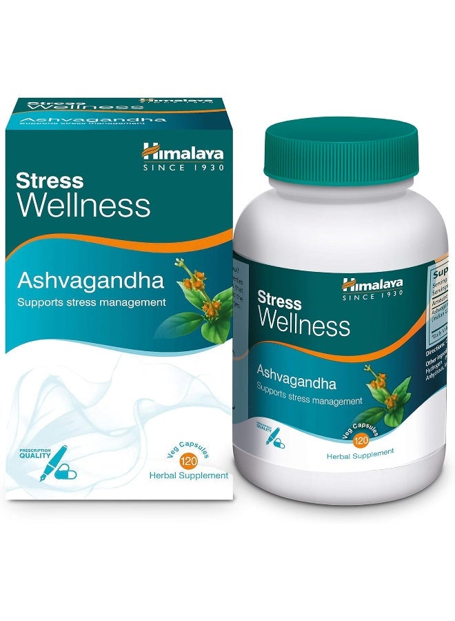 Himalaya Herbals Ashvagandha Relieves Stress And Boosts Energy, 120 Tablets - Image 1