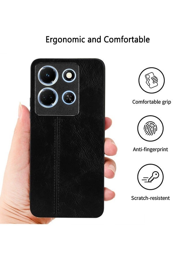 X-level Mobile Phone Case for Infinix Note 30 5G/X6711, Slim PU Leather Vintage Shockproof Phone Back Cover Lightweight Soft TPU Bumper Hard PC Hybrid Protective Case for Infinix Note 30 5G - Image 3