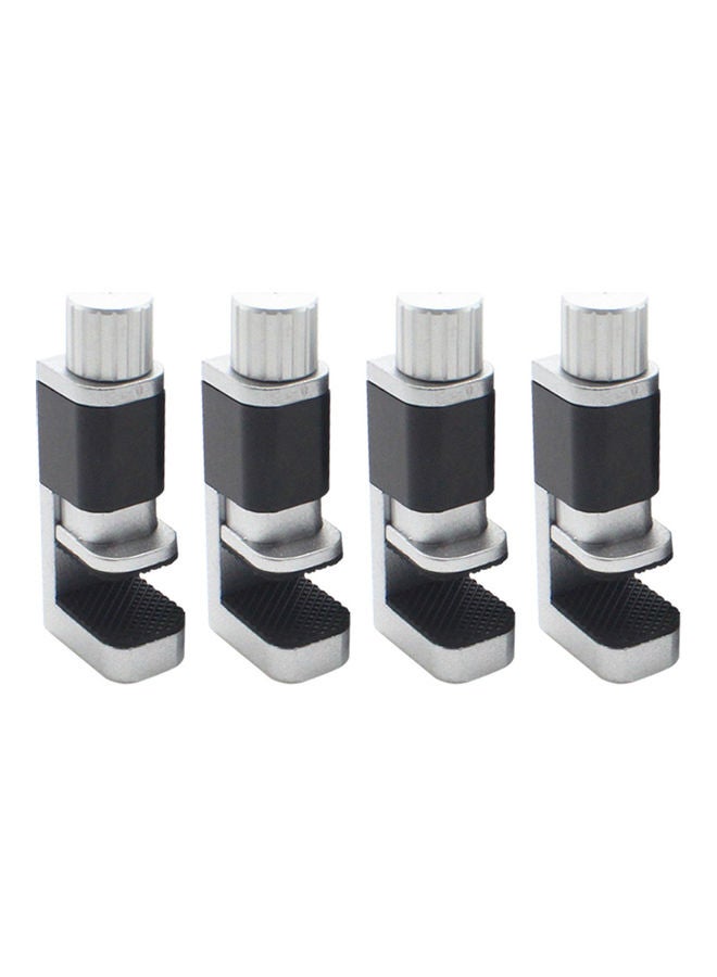 NIBEMINENT 4-Piece Phone LCD Screen Fixture Clip Silver/Black - Image 3