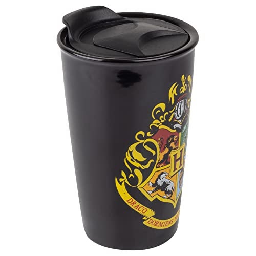 Seven20 Harry Potter Hogwarts Travel Coffee Mug, 14oz - Ceramic Tumbler with House Crest Design - Officially Licensed - Book & Movie Gift for Kids, Teens, Adults - Image 3