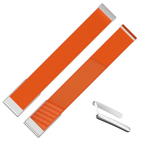 fitspur Waterproof Hydroknit Replacement Wrist Band,Compatible with WHOOP 5.0 WHOOP MG Life (Orange, one+peak) - Image 1