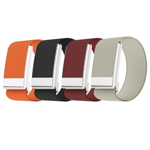 fitspur Waterproof Hydroknit Replacement Wrist Band,Compatible with WHOOP 5.0 WHOOP MG Life (Orange, one+peak) - Image 2