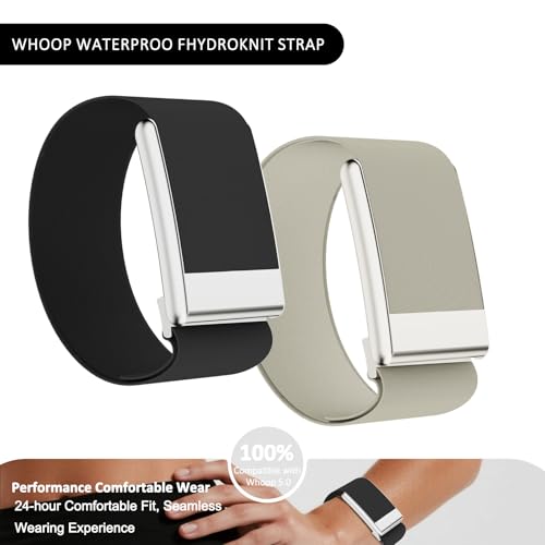 fitspur Waterproof Hydroknit Replacement Wrist Band,Compatible with WHOOP 5.0 WHOOP MG Life (Orange, one+peak) - Image 5