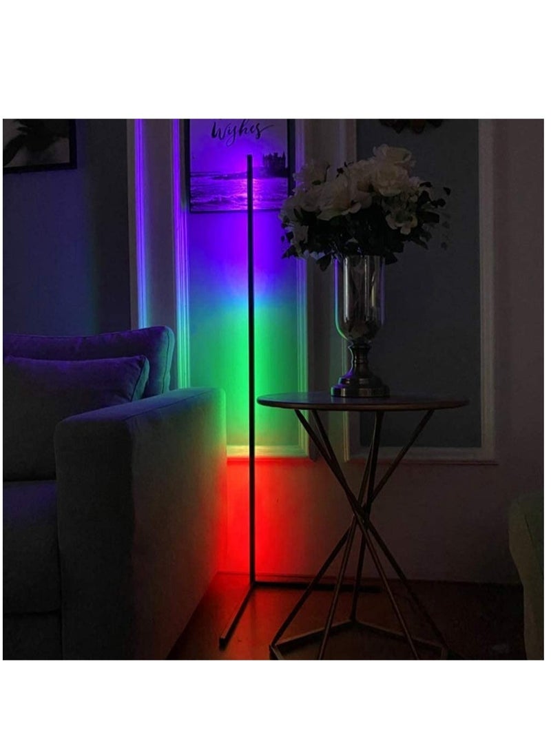 Smart RGB Floor Lamp, LED Floor Lamp Ambient Background Light, Modern Minimalism Color Changing LED Dimmable Torchiere