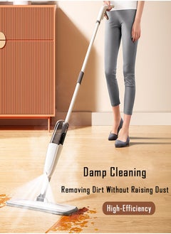 Generic Spray Mop With 0.35L Refillable Water Tank, Floor Mop With 3-piece Replaceable Cleaning Cloth, Mop For Cleaning Floor, Floor Mop for Home Kitchen  - Image 1
