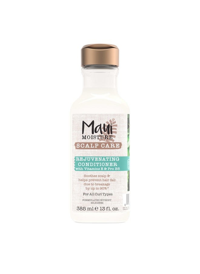 MAUI MOISTURE Scalp Care Rejuvenating Conditioner Soothing Curly Hair Conditioner With Vitamin E Provitamin B5 & Aloe Vera Siliconefree 13 Fl. Oz  - Image 1