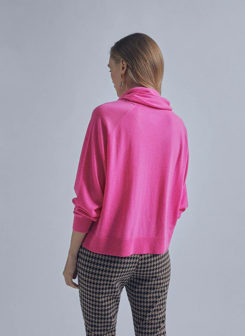 Lola Casademunt Knit sweater with scarf detail