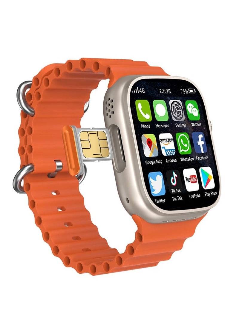 Modio Smart Watch 4g Ultra HD Display 2.2 Inch Set of 3 Watch Band Bluetooth Watch - Image 1