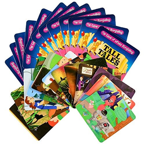 SCS Direct, Tall Tales Story Telling Board Game - The Educational Family Game of Infinite Storytelling -Award-Winning Educational Game, 5 Ways to Play - Promotes Creativity & Language Skill, Gift - Image 2
