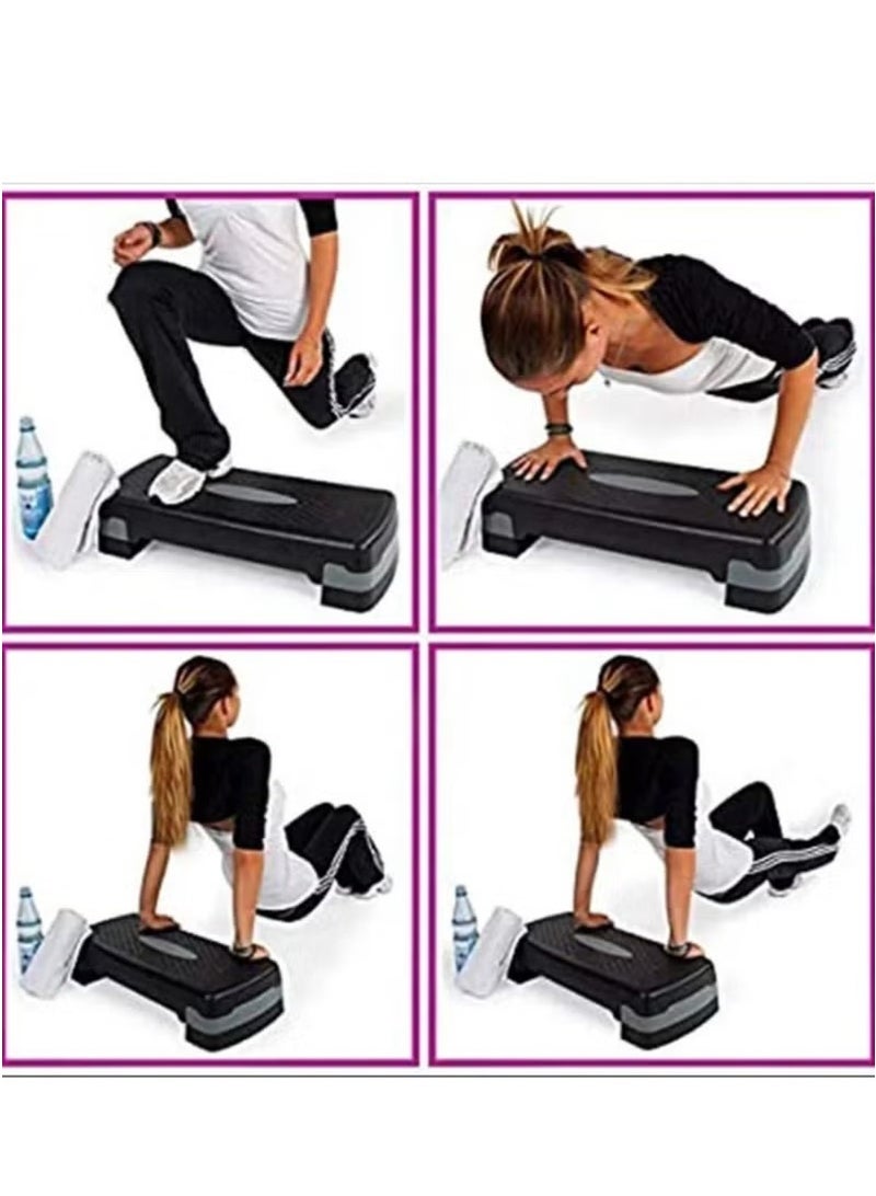 ALCOACH Fitness Equipment Steppers Adjustable Aerobic Step Gym Platform Exercise Board Aerobic Stepper - Image 2