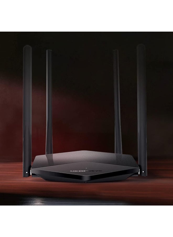 MERCUSYS AX1500 Dual-Band Wi-Fi 6 Router
SPEED: 300 Mbps at 2.4 GHz + 1201 Mbps at 5 GHz
SPEC: 4× Fixed External Antennas, 2× Gigabit LAN Ports, 1× Gigabit WAN Port, 1024-QAM, OFDMA
FEATURE: MERCUSYS APP, Router/Access Point Mode, WPS/Reset Button, IPTV, IPv6, Smart Connect, Beamforming, MU-MIMO, Parental Controls, Guest Network, WPA3, BSS Color, TWT, TR-069, ISP Preset (Agile Config), Aginet ACS, Superadmin, EasyMesh Black - Image 2
