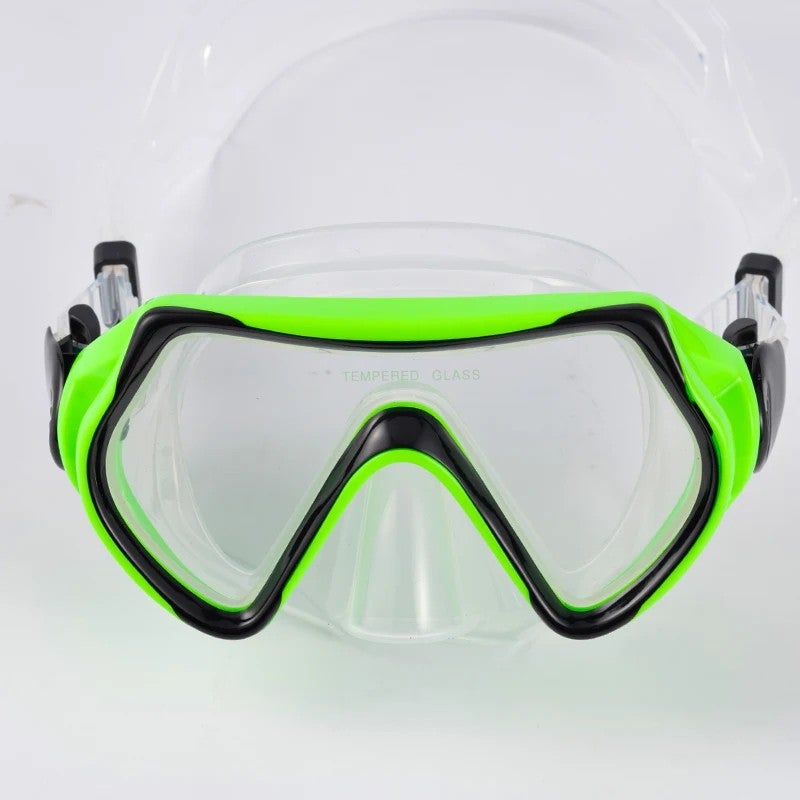 Bluejw Kids Swimming Goggles Snorkel Diving Mask Anti-fog Anti Leak with Nose Cover Children Training Swim Masks Snorkeling Gear Junior - Image 1