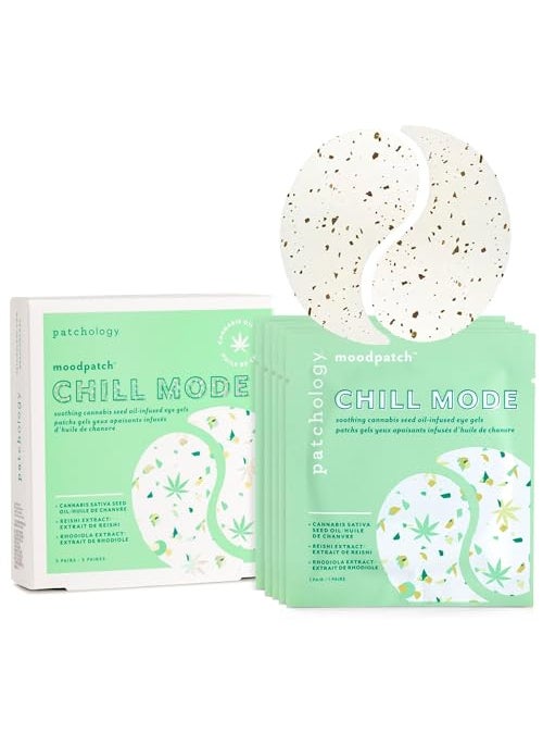 Patchology Patchology Chill Mode Hydrating Under Eye Patches - Under Eye Mask For Dark Circles and Puffy Eyes Care, Treatment & Moisturizer - Eye Bags, Puffiness & Wrinkles Reducer (5 Pairs) 
