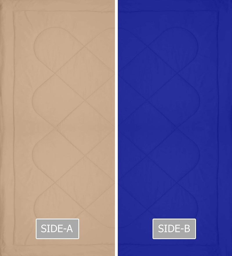 KEA Reversible Single Bed Microfiber ComforterDuvet for SummersAc AC Comforters Fabric Micro Cotton 300 GSM - Image 4
