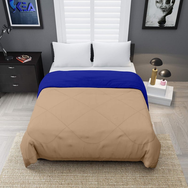 KEA Reversible Single Bed Microfiber ComforterDuvet for SummersAc AC Comforters Fabric Micro Cotton 300 GSM - Image 3