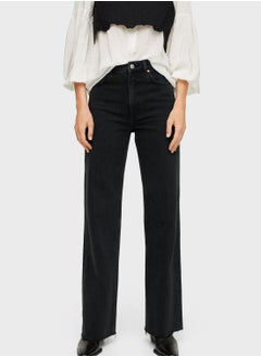 High Waist Straight Jeans